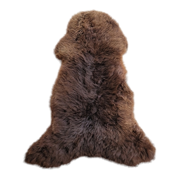 XL Brown Sheepskins 100%Genuine Sheepskin fur rug or chair throw - Picture 3 of 15